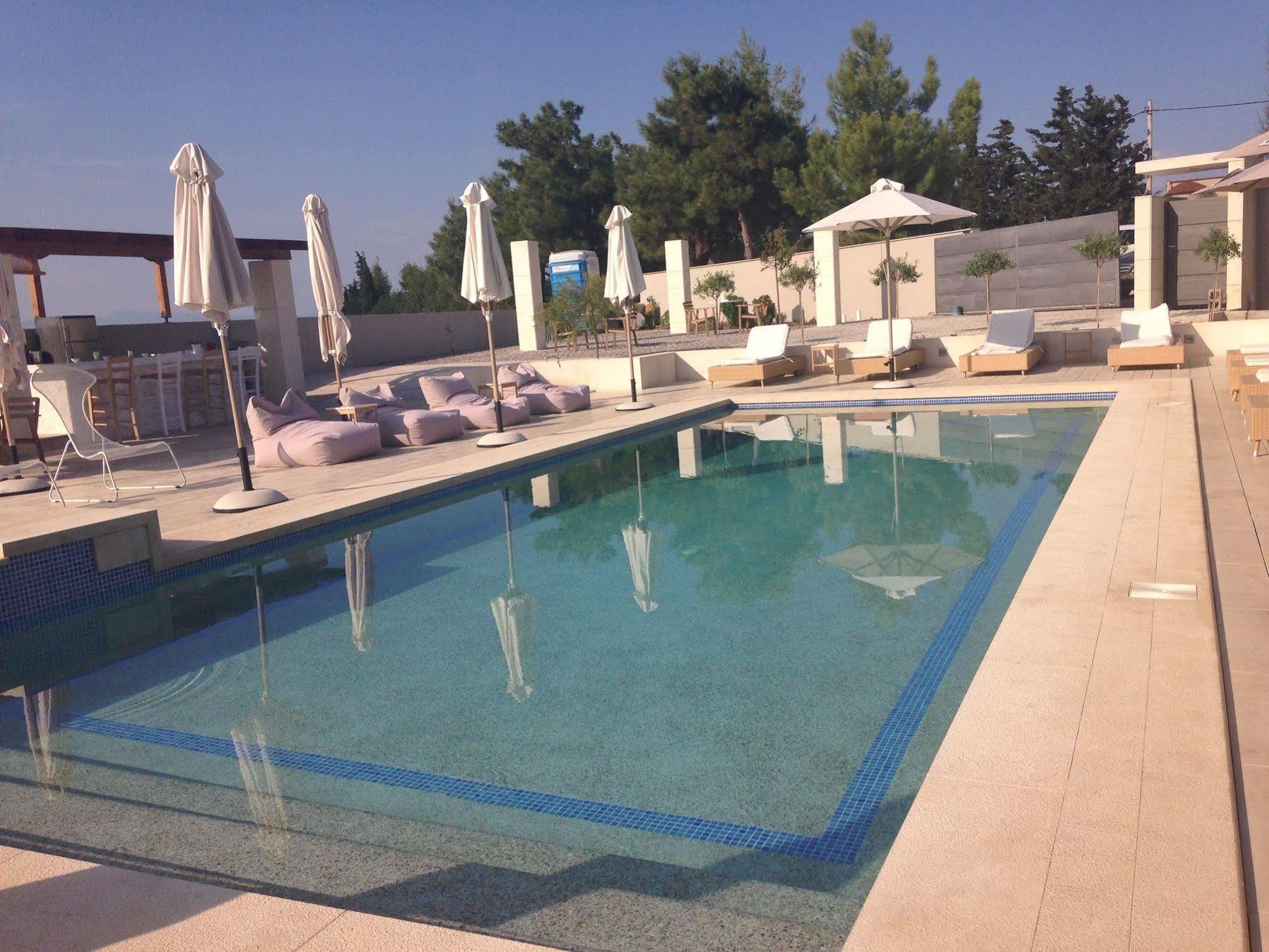 Niovi Boutique Apartments Afytos Bagian luar foto